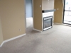  The living room before Green Coast. Carpet still present.