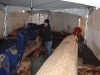  During the clean-up