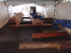 Post clean-up-4 tonnes of wood shavings composted 