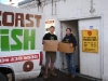 Donating goods to the Salvation Army