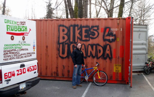 Green Coast Rubbish donating bikes for Uganda