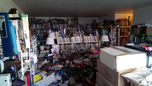 We removed and recycled 6.4 tonnes of books and paper from this one bedroom apartment in North Vancouver, BC! 