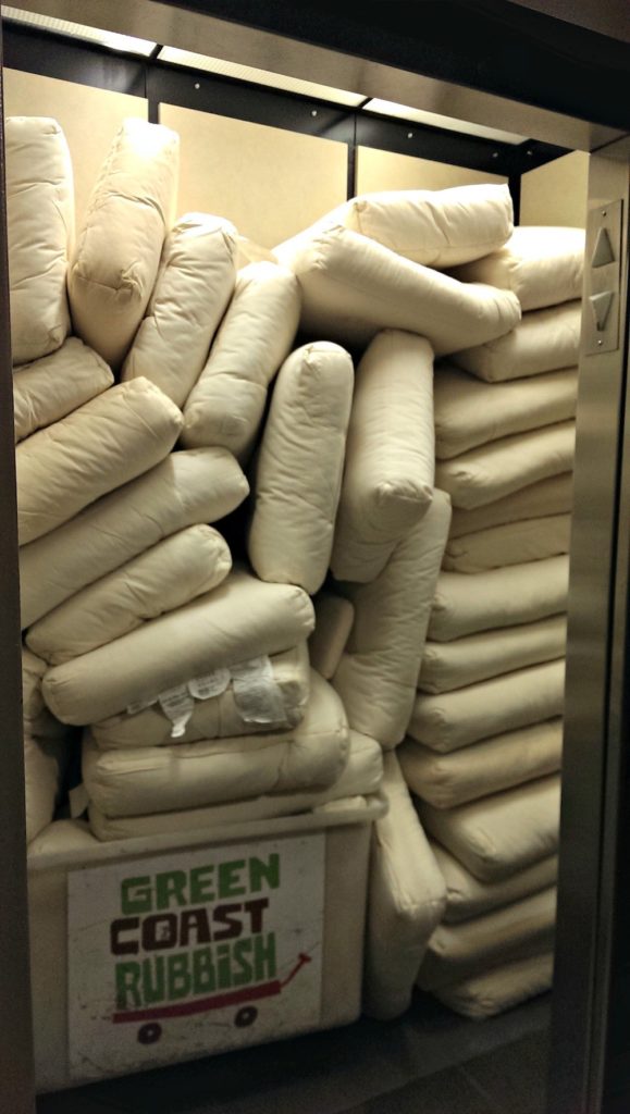 pillow recycling furniture Green Coast Rubbish